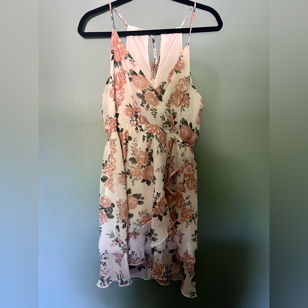 White and pink altar’d state mini dress